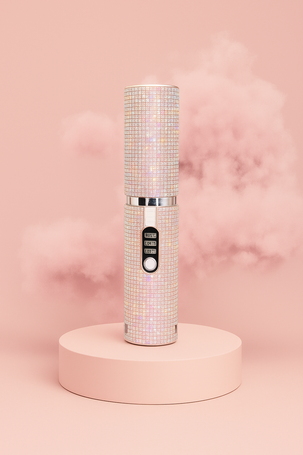 Beauty Portable Rechargeable Diamond Hair Straightener