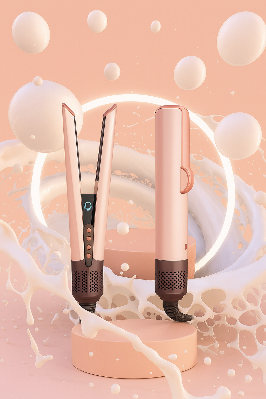 Dry Straight Hair Curler