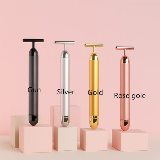 LuxeFit Beauty T-Type Gold Electric Beauty Stick