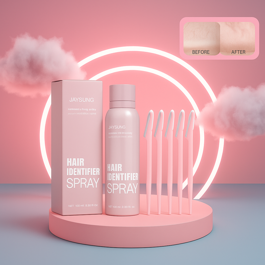 Hair Identification Spray for Gentle Facial Hair Removal