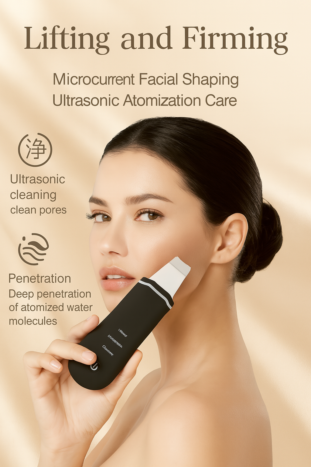 LuxeFit Beauty Ultrasonic Facial Pore Cleanser